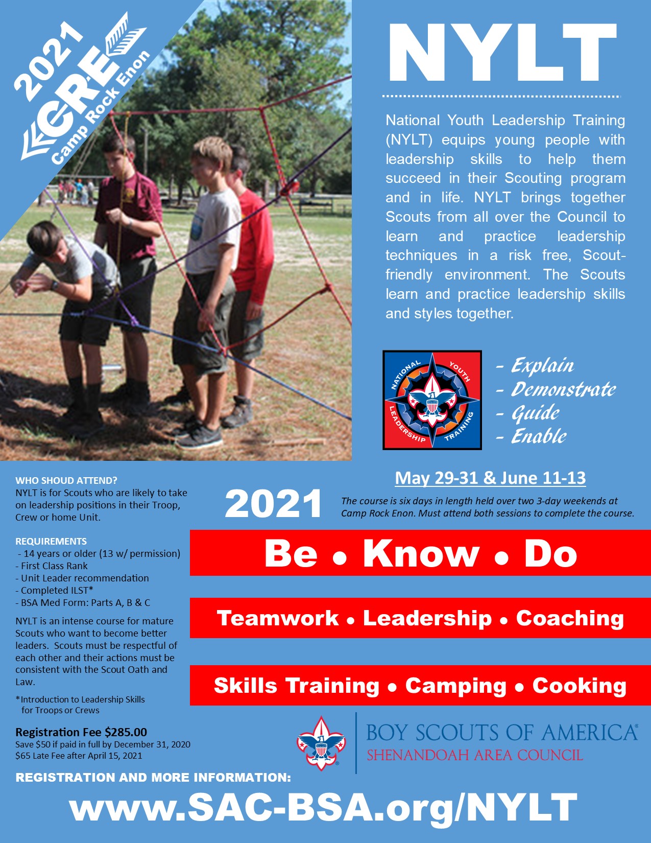 NYLT (National Youth Leadership Training)